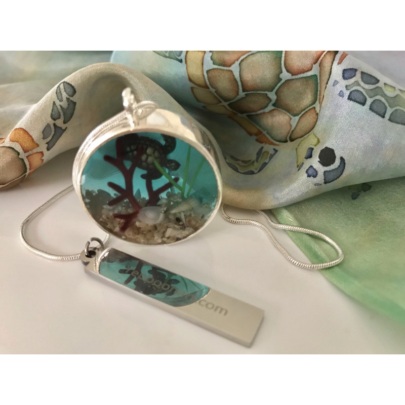 3D Tropical Ocean Necklace